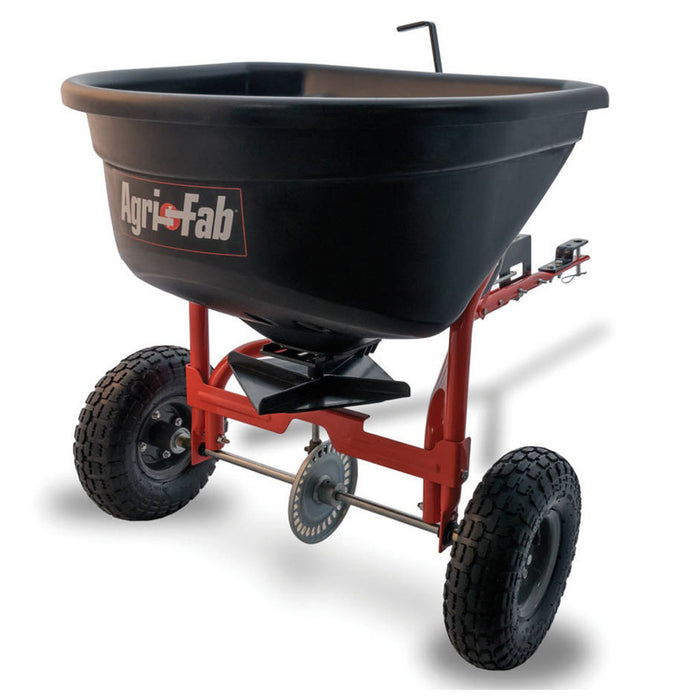 Agri-Fab tow-behind Broadcast Spreader 50 kg / 110 Ib