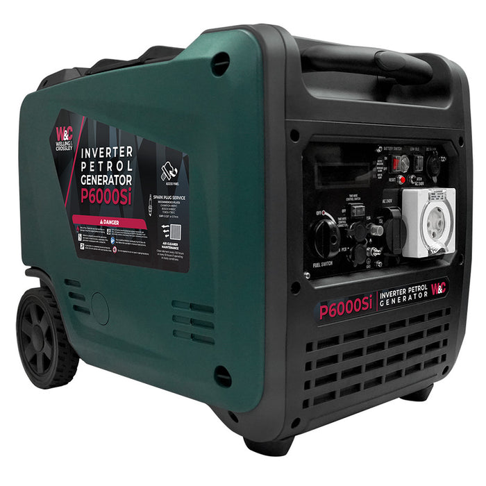 Welling & Crossley 6kW Smart Silent Inverter Petrol Generator