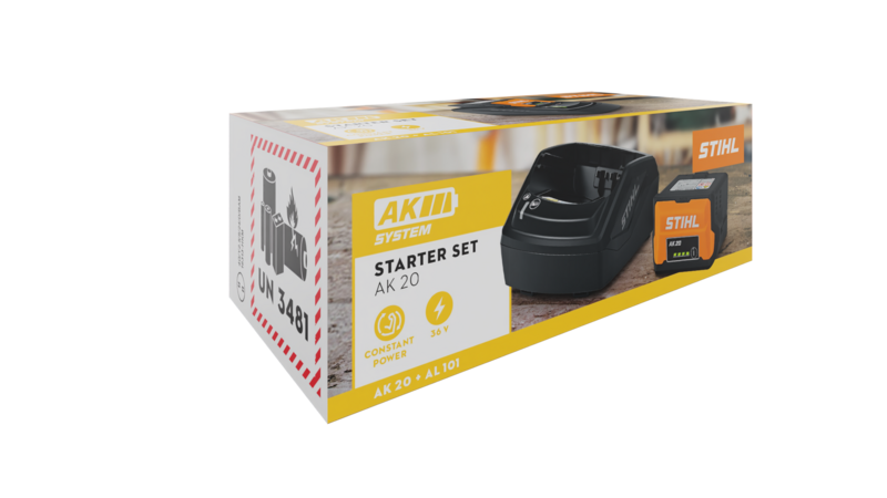 Stihl AK 20 Battery + AL 101 Charger Kit was 4520 007 5905