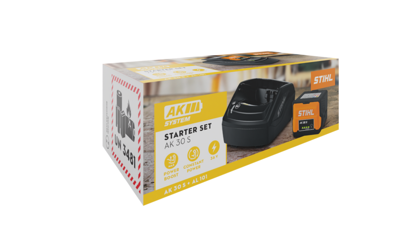 Stihl AK 30S Battery + AL 101 Charger Kit was 4520 200 0002