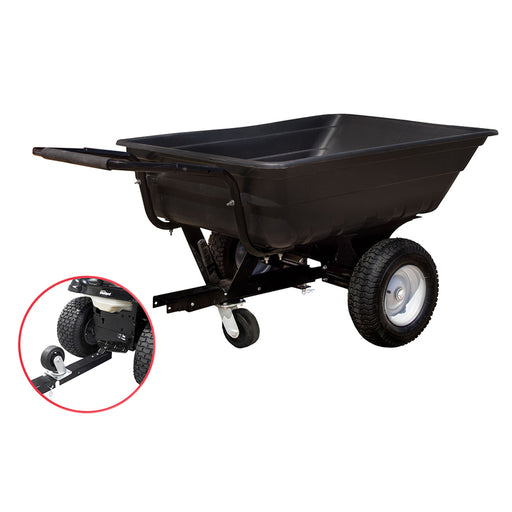 Tow-Behind Poly Trailer Narrow Wheels 