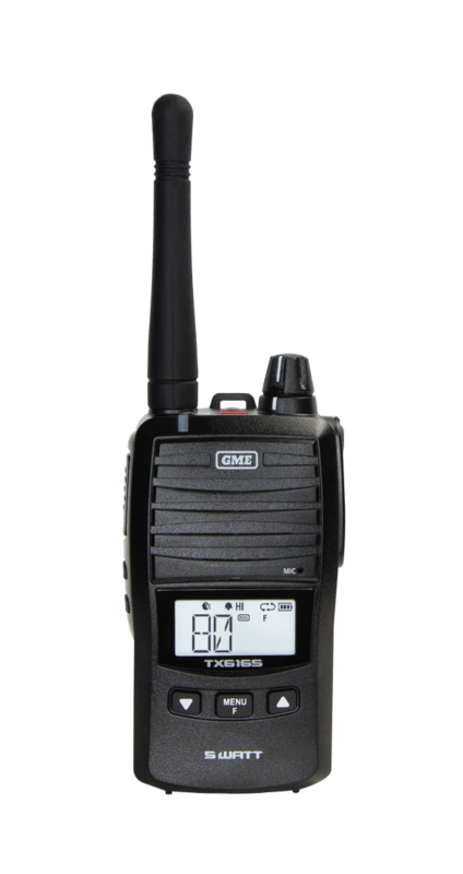 GME TX6165X 5/1 Watt UHF CB Handheld Radio