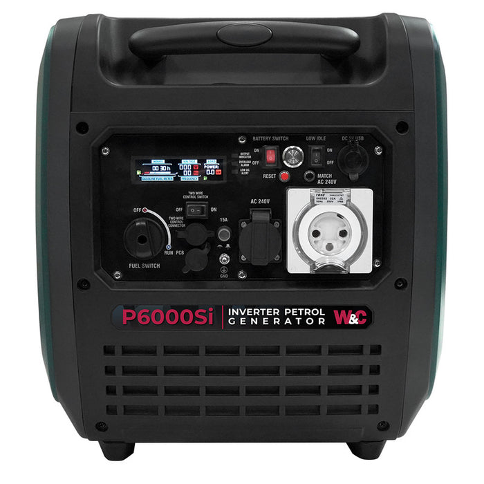 Welling & Crossley 6kW Smart Silent Inverter Petrol Generator