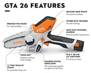Stihl GTA26 Cordless Pruner Set 1/4" .043 3670 Chain 28 Link