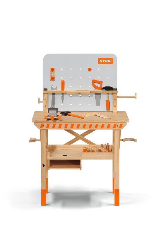 Workbench For Kids, Made Of Wood