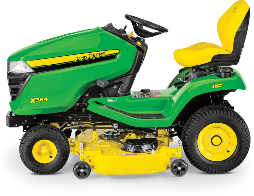 X384 Select Series Tractor with 48-in. Accel Deep Mower Deck 4WS