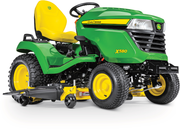 John Deere X580 Tractor with 54 Accel Deep (54A) Mower Deck
